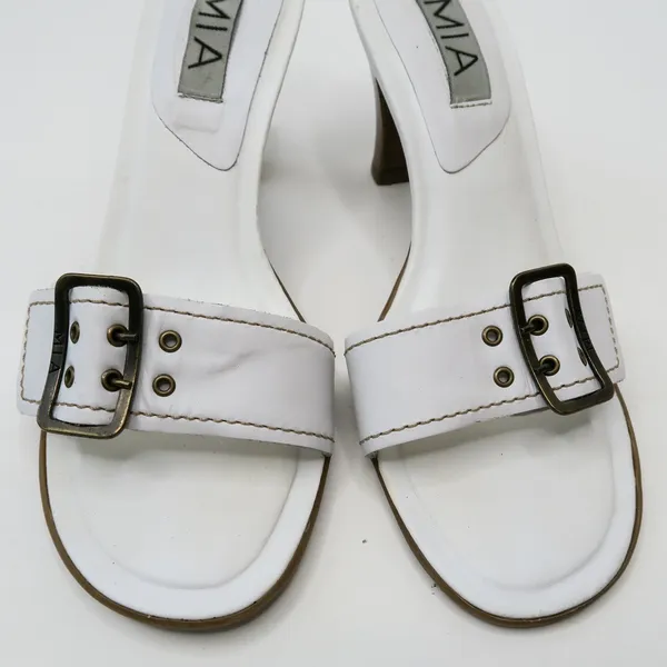 Vintage 90s MIA Buckle Heel Sandals - Image 5