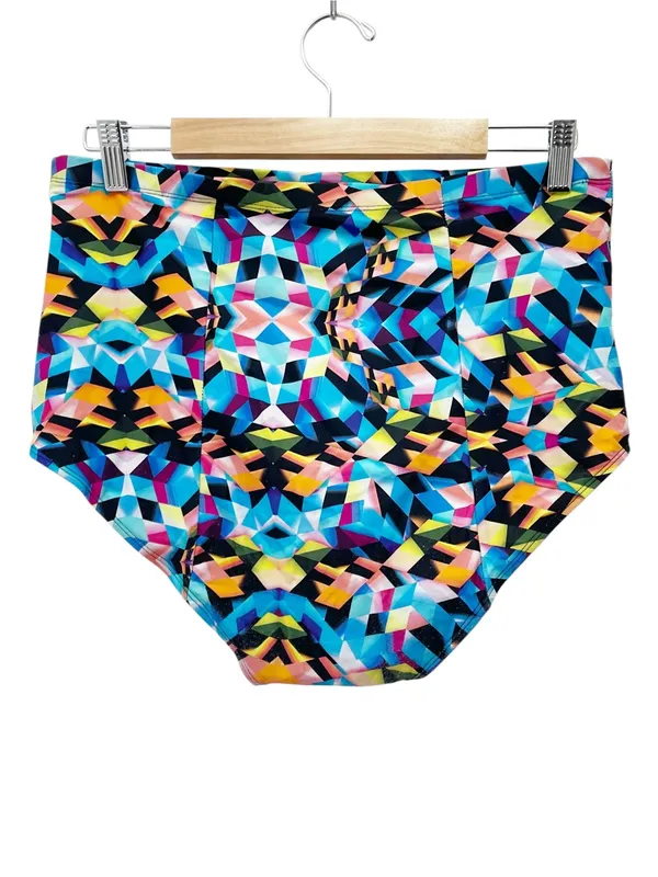 Torrid Bikini Set Size Size 1 (14/16) Multicolor Geometric Underwire High Waist - Image 6