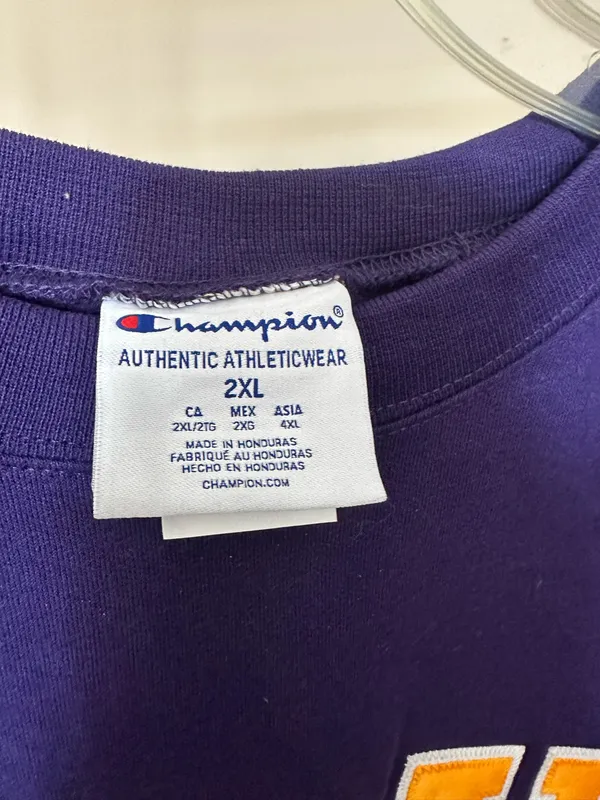 LSU Embroidered Champion Crewneck - Image 3