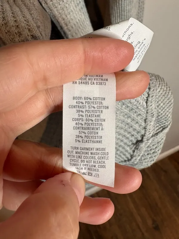 Aerie grey LumberJill waffle button down shacket - Image 4