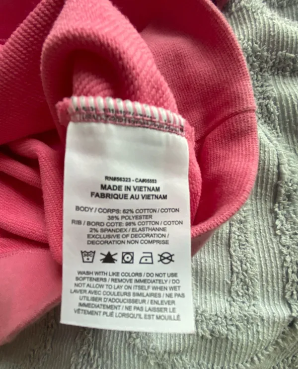 Nike Pink Crew Neck Sweatshirt - Image 5