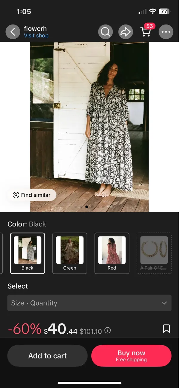 Dress Black Size XL - Image 2