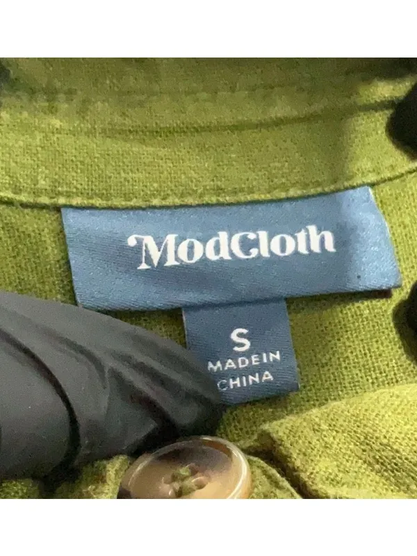 MODCLOTH Army Green Jumpsuit Size Small Womens - Image 2