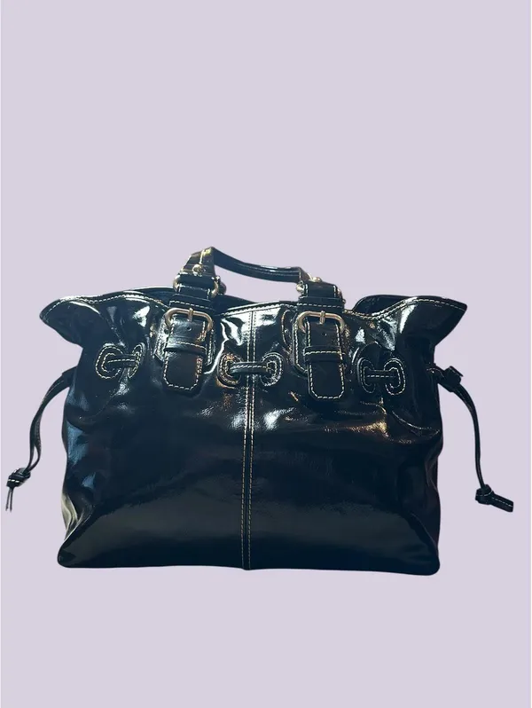 Dooney & Bourke Chara Patent Leather Satchel - Image 2