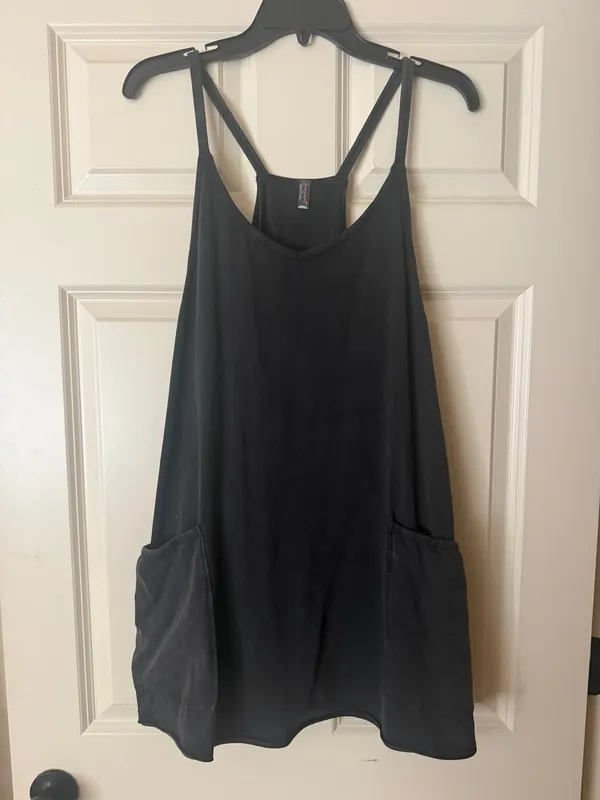 Free People Movement Hot Shot Mini Dress Black - Image 2