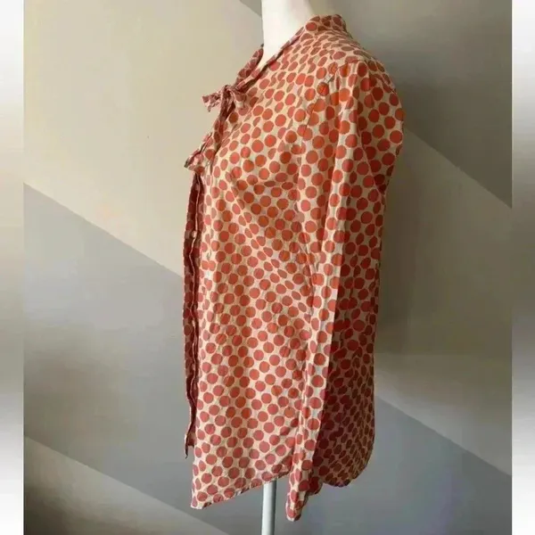 Fossil polka dot blouse - Image 5