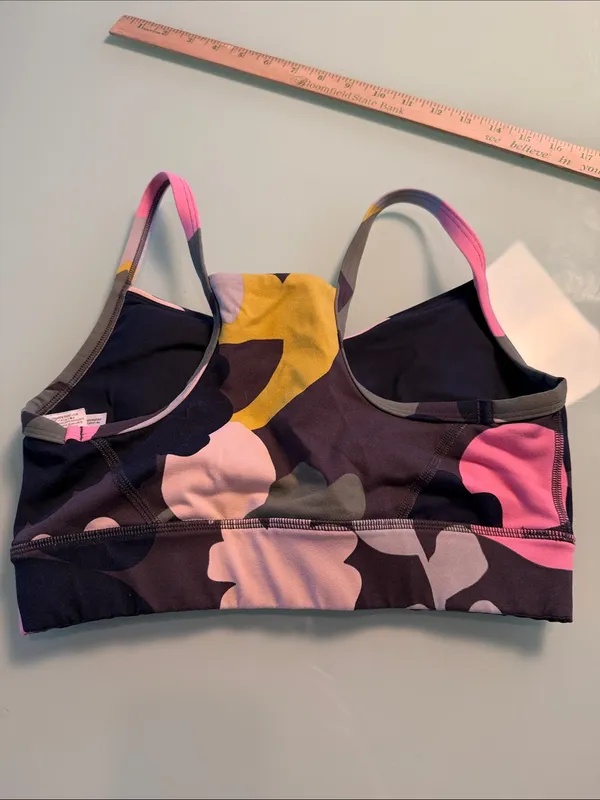 Bebe Boden women’s floral sports bra soze 6 - Image 2