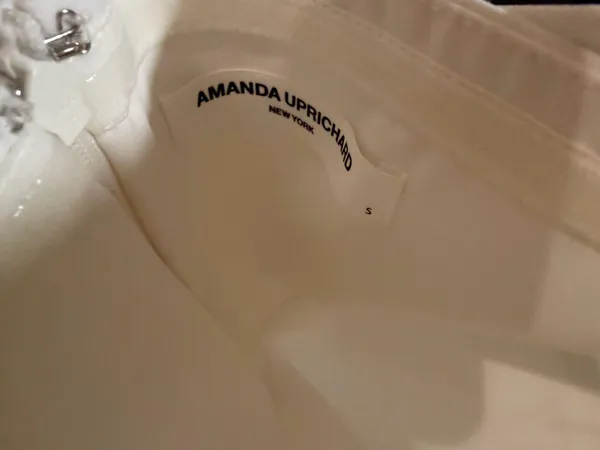 Amanda Uprichard White Mini Dress - Image 3