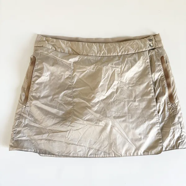 RLX Ralph Lauren Womens‎ Reversible Quilted Gorpcore Outdoor Mini Skirt Size M - Image 7
