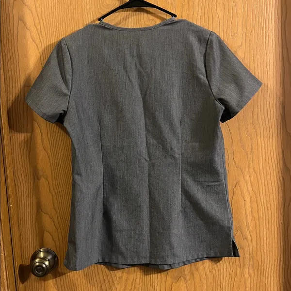 Figs Women's One Pocket Catarina Graphite Gray Scrub Top XS‎ - Image 6
