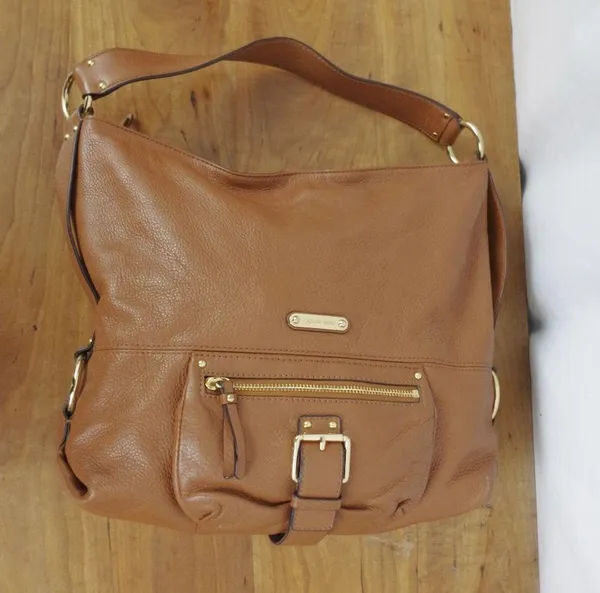 Brown Leather Michael, Michael Kors Shoulder Bag - Image 2
