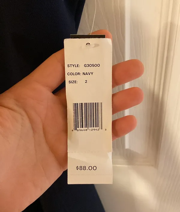 Maia Dress Blue Size 2 - Image 5