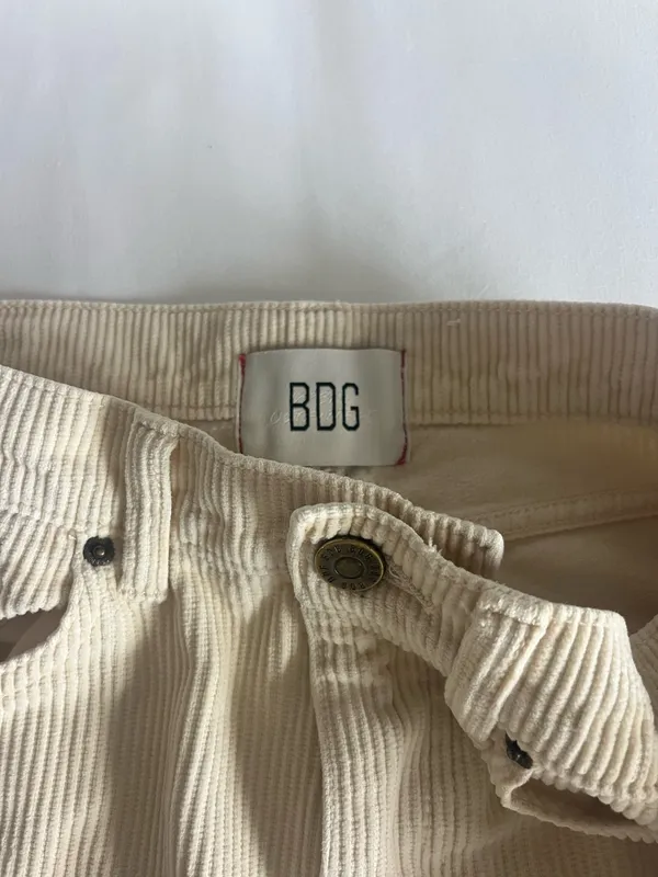 Urban Outfitters BDG Corduroy Cream Pants - Image 4