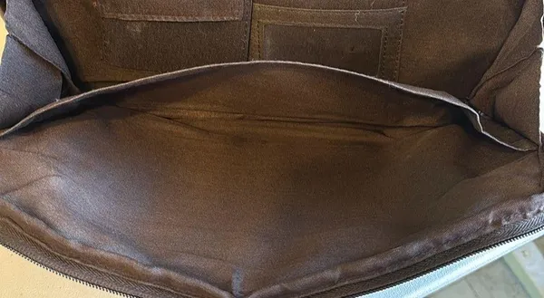 Faux leather Messenger/hand Bag Brown - Image 5