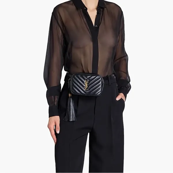 YSL Lou belt bag Black - Image 9