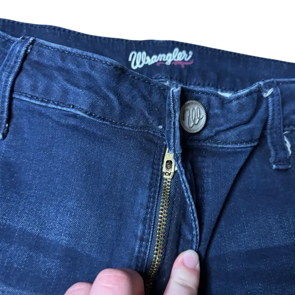 Wrangler Retro Mae Wide Leg Trouser Jeans Size 13/14 32” Inseam High Rise Denim - Image 5