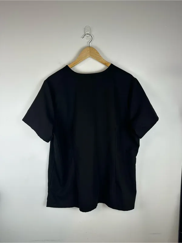 Figs Black Catarina One-Pocket‎ Scrub Top Women’s Sz XXL - Image 5