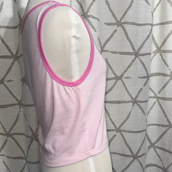 Barbie Light Pink Tank Top Size XL - Image 6