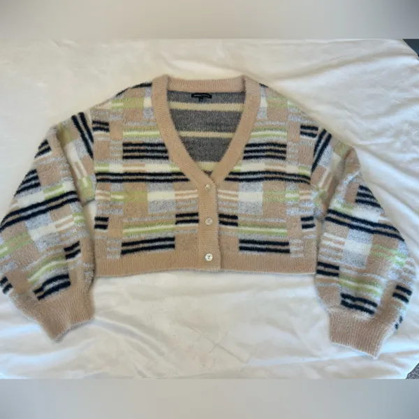 Kendall &‎ Kylie Multicolor Striped Cardigan - Image 5
