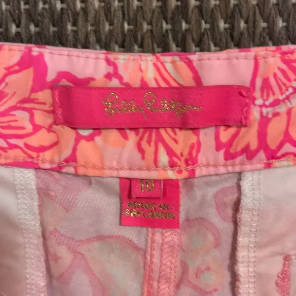 Lilly Pulitzer, buttercup, scalloped hem, shorts, days, bloom, size 10 - Image 2