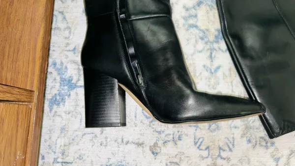 Nine West Boots Leather Black - Image 7