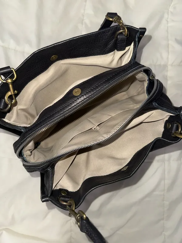 American Leather Co purse black - Image 5