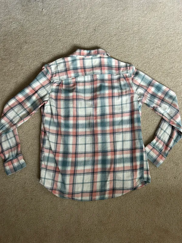 Multicolor Flannel Old Navy Button Down Shirt - Image 2