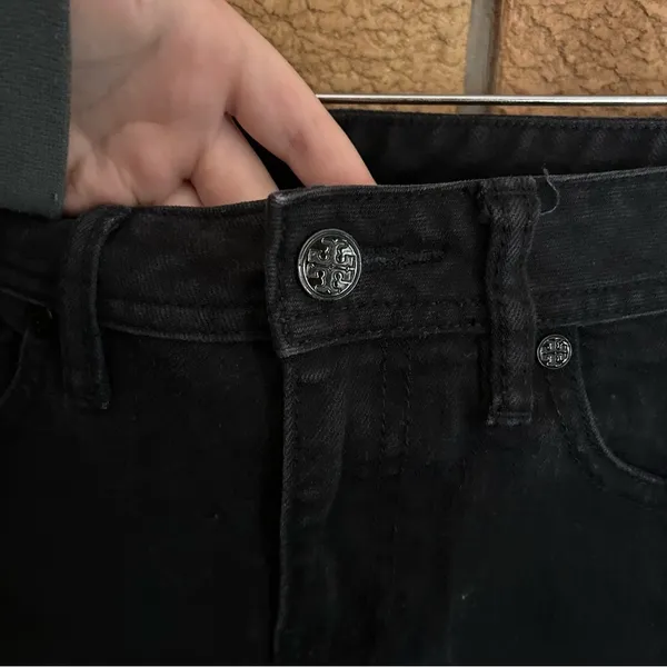 Tory Burch Classic Tory Boot Jean Black Size 27 - Image 4