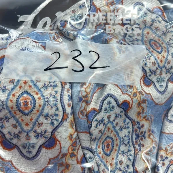 A COLLECTION ‎ White Blouse with Colorful Floral Design size m - Image 15