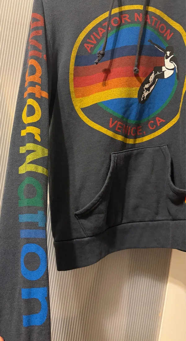 Aviator Nation Hoodie Grey - Image 6