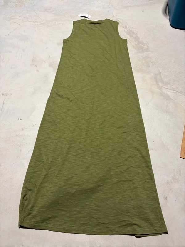 Chico’s NWT Sleeveless Olive Green Maxi Dress MSRP$89 0 4/6 - Image 8