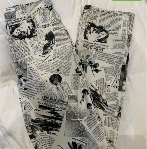 Reformation Newsprint Jeans Size 27 - Image 2