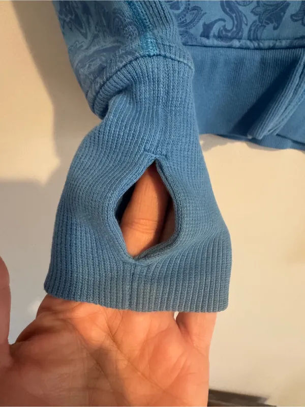 lululemon athletica Scuba Hoodie Blue Paisley- 4 - Image 7