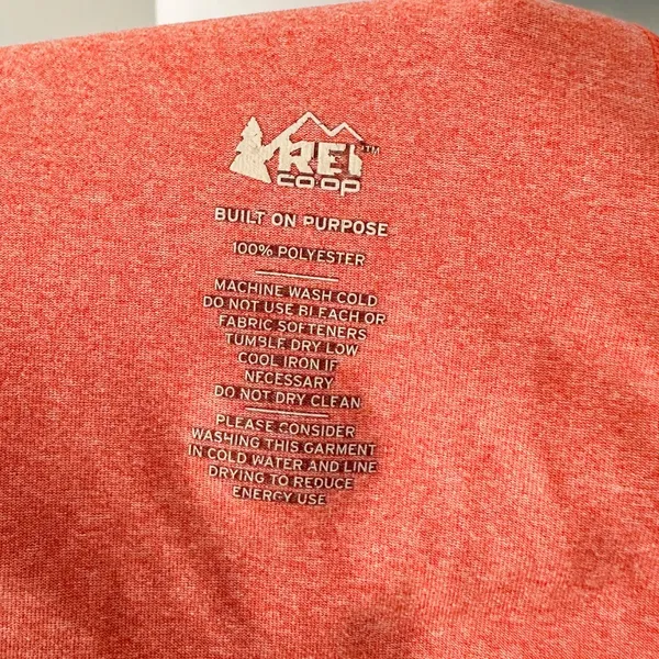 REI Heathered Coral Outdoor T-Shirt - Image 10