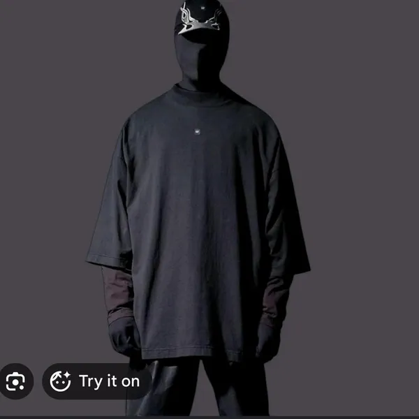 Yeezy x Gap grey canvas oversized tee  - Image 2