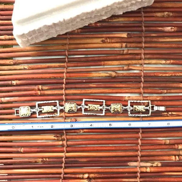 Lia Sophia Link Bracelet Silver & Gold Tone - Image 6