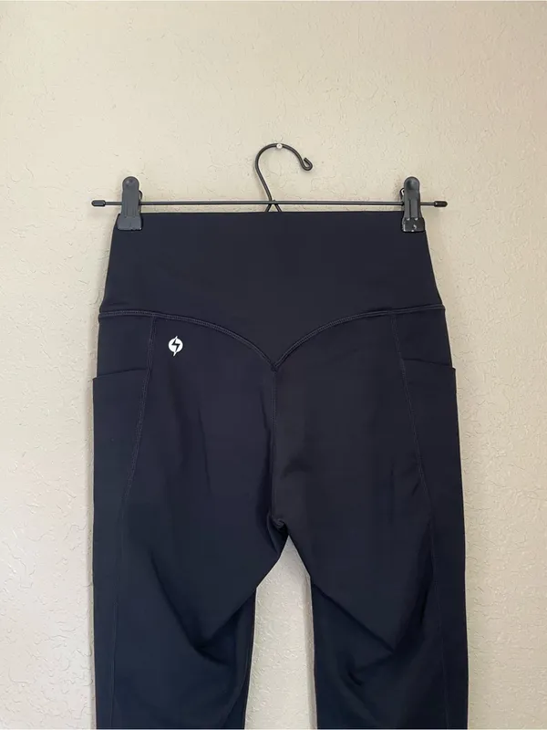 POPFLEX Supersculpt Legging With Pockets Size S Regular Length Black 27 Inseam - Image 10
