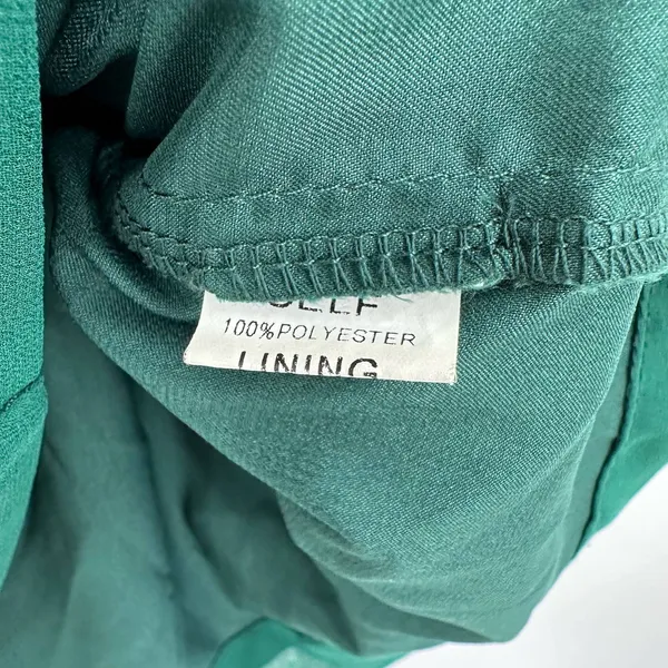 Minuet size‎ small strapless emerald green dress hidden side zip - Image 8