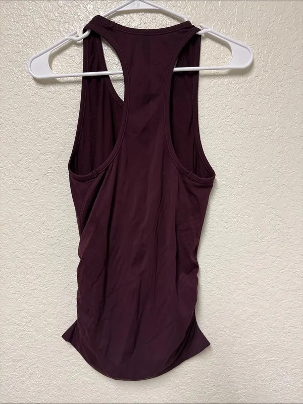 ATHLETA Speedlight Seamless Tank Top - Deep Wine Size XS - Image 4