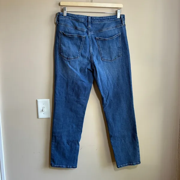 Universal Thread High Rise Slim Straight Jeans 10/30R Blue Womens Cotton Stretch - Image 6