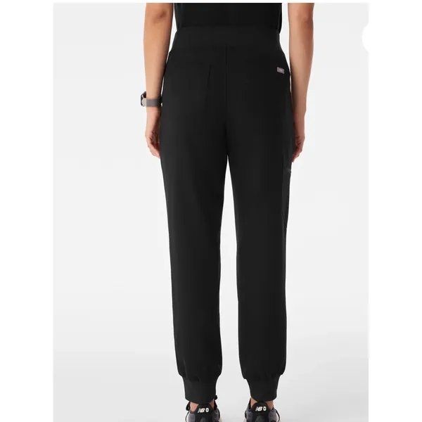 FIGS HW Zamora Jogger Scrub Pants Black High Waisted 1000207 Womens - Image 2