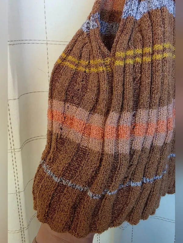 Free People Edith Striped Turtleneck Sweater Vest - Image 6