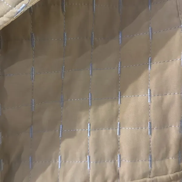 Harvé Bernard Tan Quilted‎ Women's Jacket - Image 3