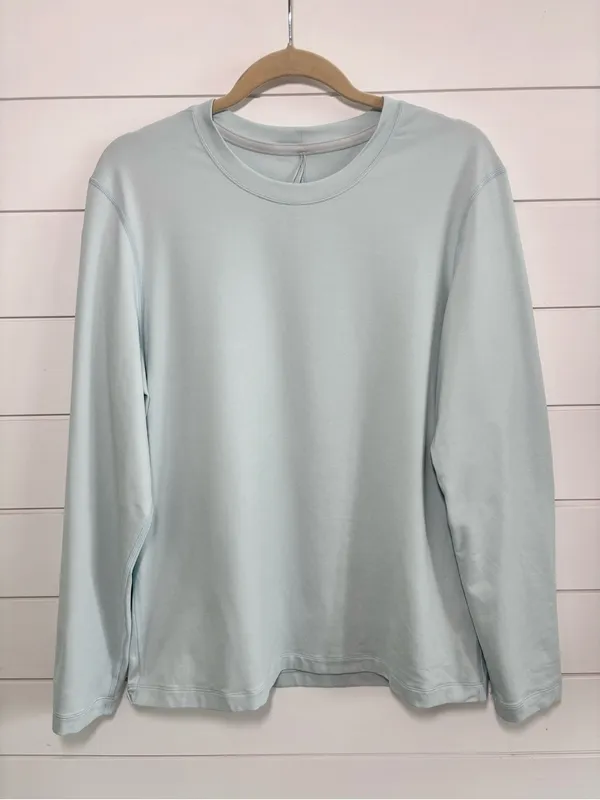 lululemon athletica Pale Blue Long-Sleeve Crew Tee - Image 4