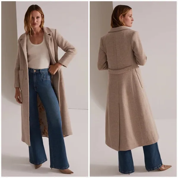 💕FAVORITE DAUGHTER💕 The Pick Me Coat ~ Carmella Twill 8 NWT - Image 4