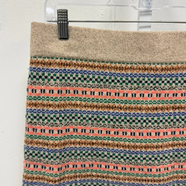 Madewell Wallace Women's‎ Fair Isle Merino Wool Mini Skirt Medium Knit Sweater - Image 3