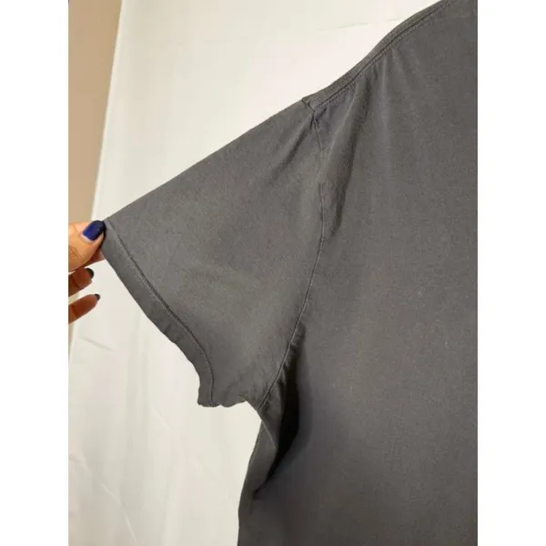 MONROW Relaxed Pocket Crew in Faded Black sz. M - Image 4