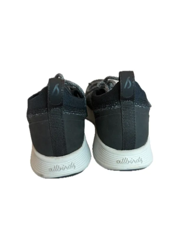 Allbirds Wool Strider Grey Black Heather Knit Wool Sneakers Low Size 6.5 Women's - Image 6