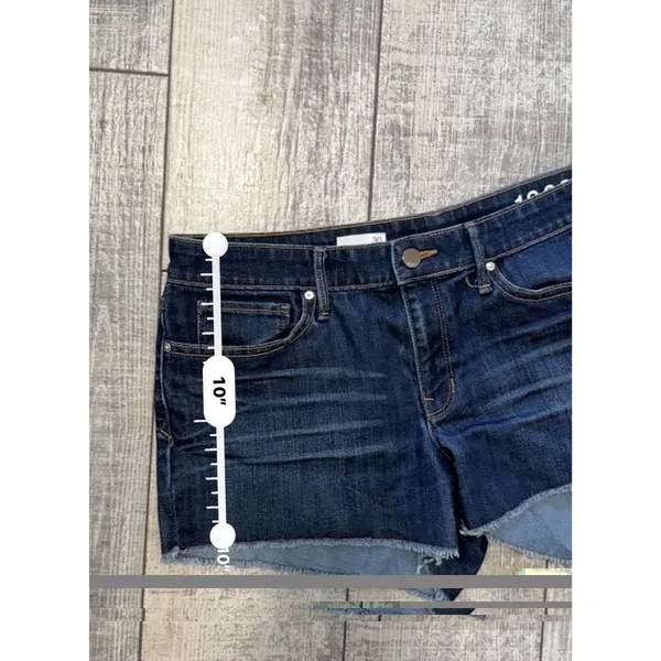 Gap 1969 Summer Cutt Offs Casual Streetwear Indie Sleaze Denim Low Rise Y2K 30 - Image 4