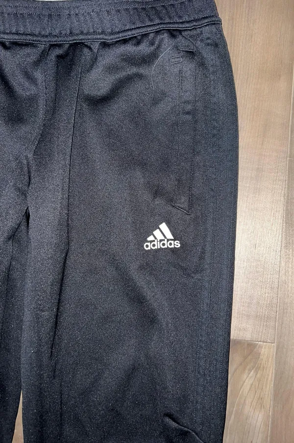 Adidas Black Sweatpants - Image 2